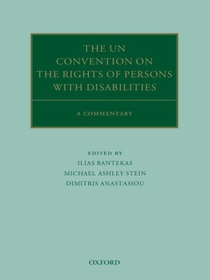 cover image of The UN Convention on the Rights of Persons with Disabilities
